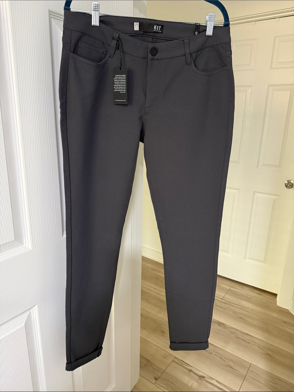 Kut from the Kloth Black High-Rise Ankle Pants